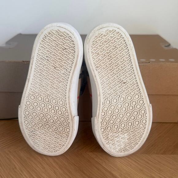 Burberry Mini Markham Check Toddler Sneakers - SZ EU 26 / US 9.5 C - Picture 13 of 14
